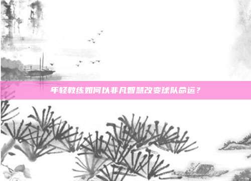 年轻教练如何以非凡智慧改变球队命运？